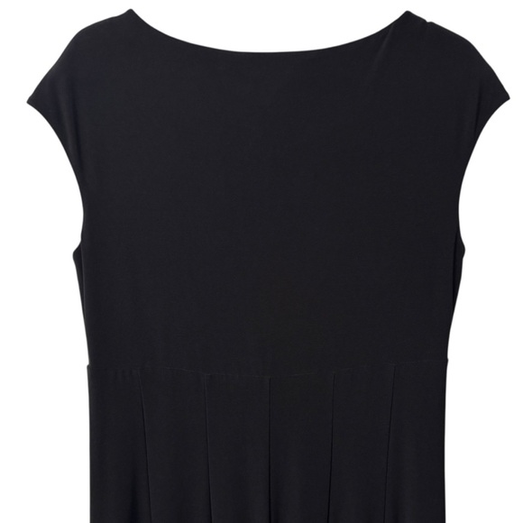 Lauren Ralph Lauren Dress Womens size 10 Black with light shoulder pads - Picture 4 of 11